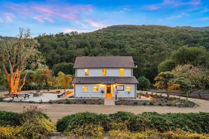 Sleeps 20 | Historic Ranch + Party Barn  Near Slo - Santa Margarita, CA