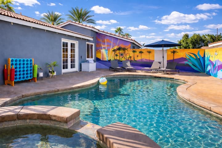 Private Saltwater Pool House Near Coachella - Indio, CA