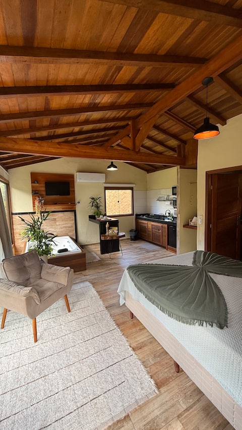 Top Airbnb: Chalé dos Pássaros - Aldino Tesch Farmhouse em Domingos Martins