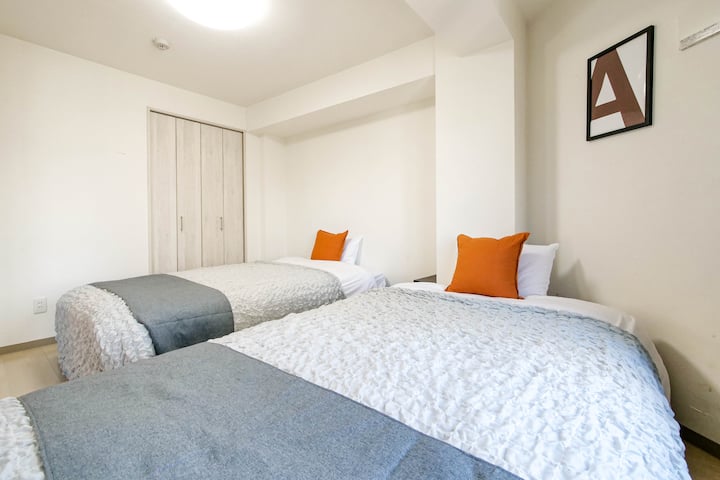 Spacious Apt 45sqm Metro 4 Mins! - Ginza