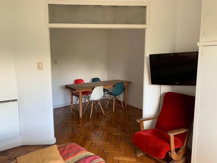 Apartamento de 1 quarto com vista para o Parque Lezama em San Telmo