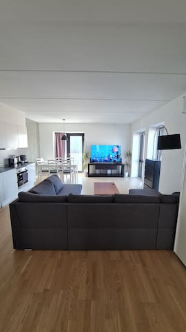 Two-story four-room apartment.