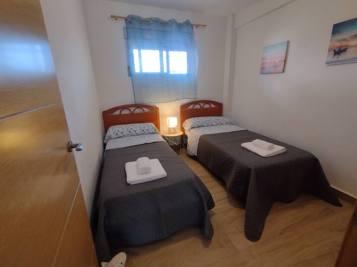 Habitación doble con dos camas individuales