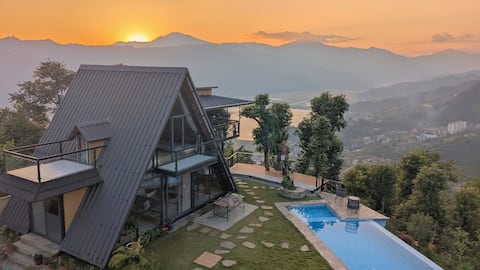 Mountain Aframe, Serenity & Views I 3km fr Pokhara