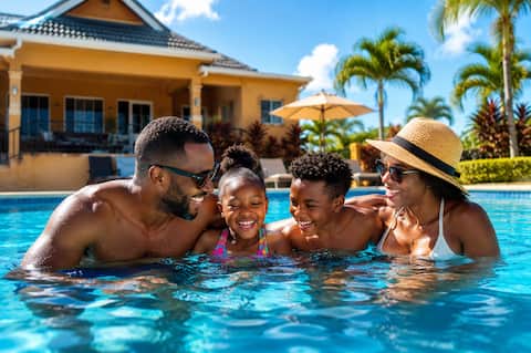 Gated 3BR Villa Near Montego Bay*2 Pools|Transport