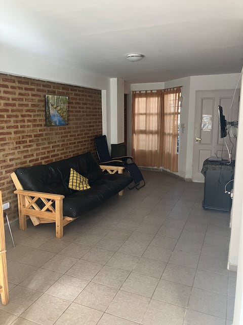 A three-room apartment with a garage (5.30 meters)