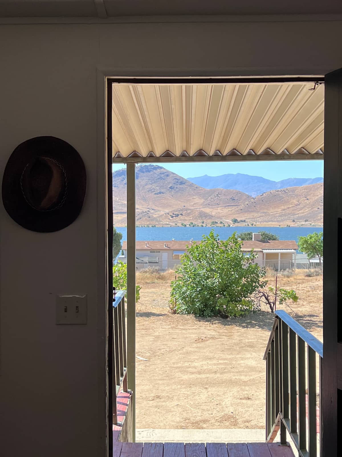 Stunning mountain cabin exterior with panoramic views