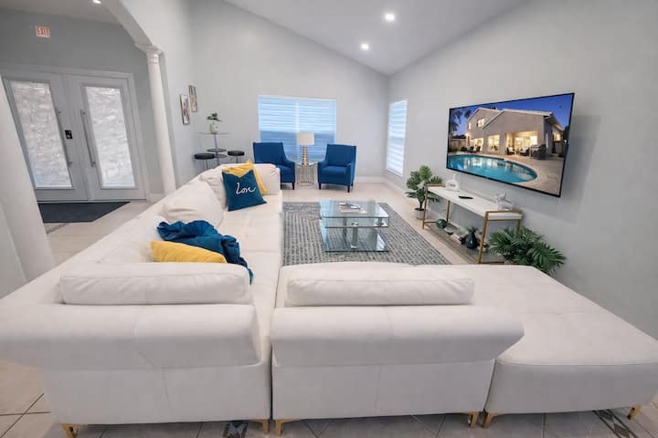 Fifa: Near Hr Stadium~pool~w/mini Beach~king Bed - Miramar, FL