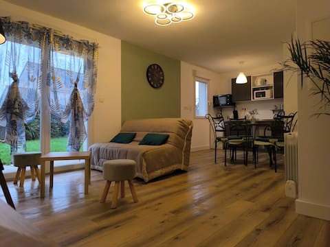 condo house enclosed and private garden