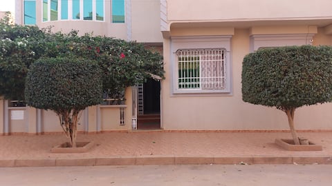 Accommodation with a garden