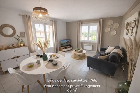 Cozy house with quiet terrace, sea & mountain