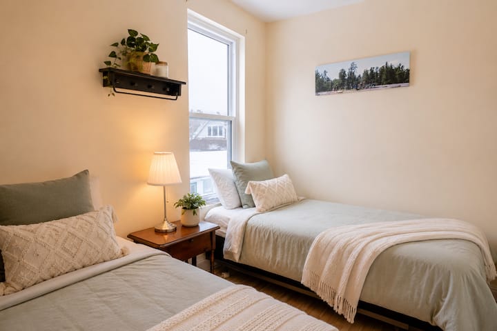 Bedroom 3- Two Twin Beds for children, friends or additional family members.