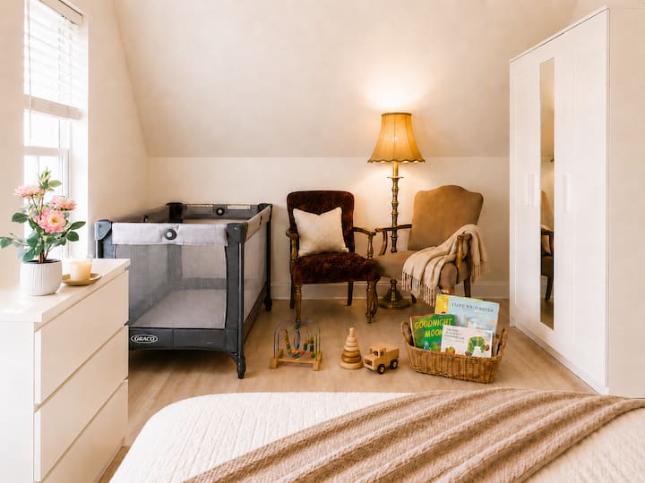 Family Friendly essentials including a Pack ’n Play, high chair, books and toys for our young guests - infants and toddlers.