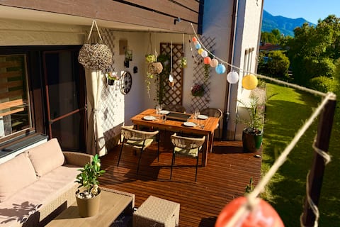 Terrace apartment on Lake Chiemsee
