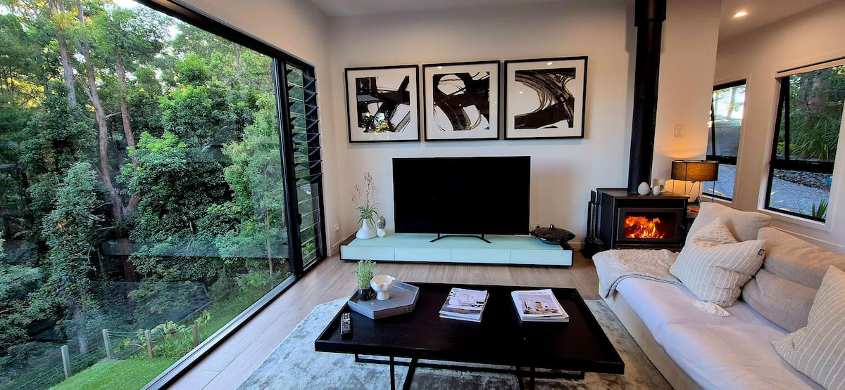 Escape to a Modern Rainforest Retreat — photo via the host's Airbnb listing