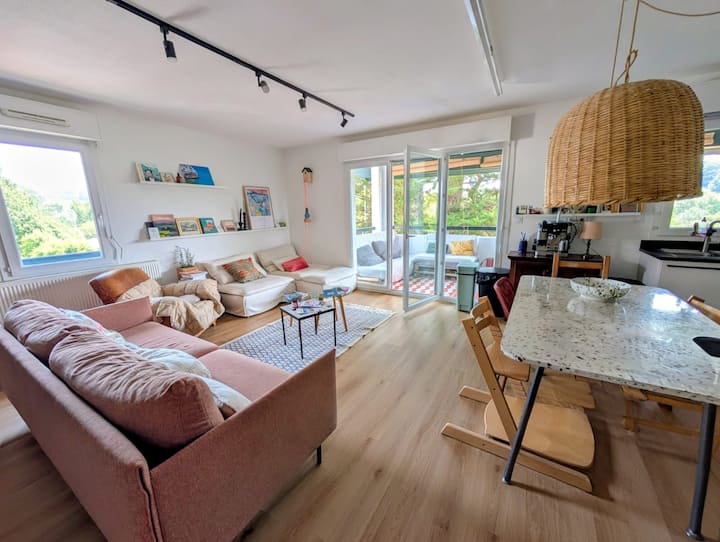 Appartement Calme, Lumineux Avec Place De Parking - Ciboure