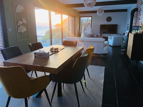 Top Airbnb: House with pool, sea view, harbor and cliffs à Fécamp