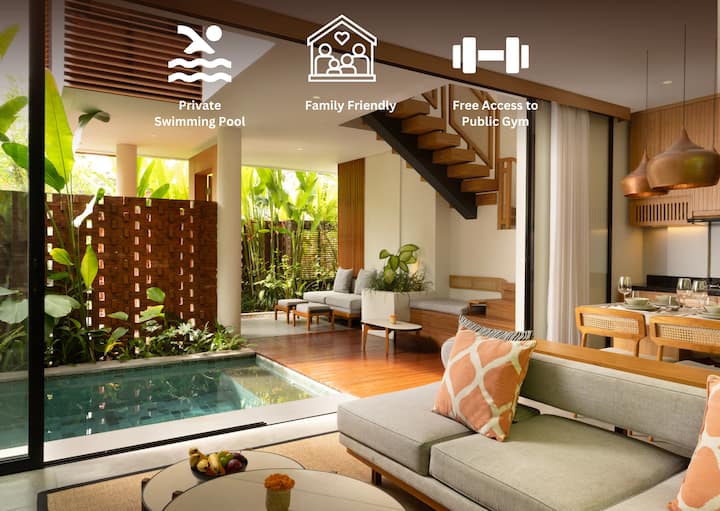 20% Off | Stylish 3br Private Pool Residence - Ubud