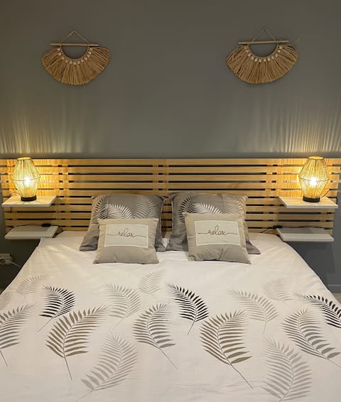 Totally independent guest room