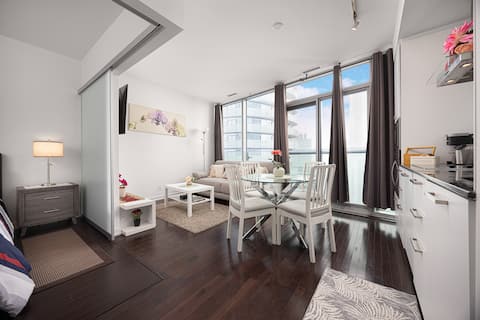 Top Airbnb: Downtown Toronto 2BR+1Bath in Downtown
