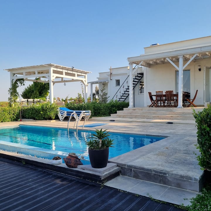 Bozcaada Private Jacuzzi, Pool, Sea View