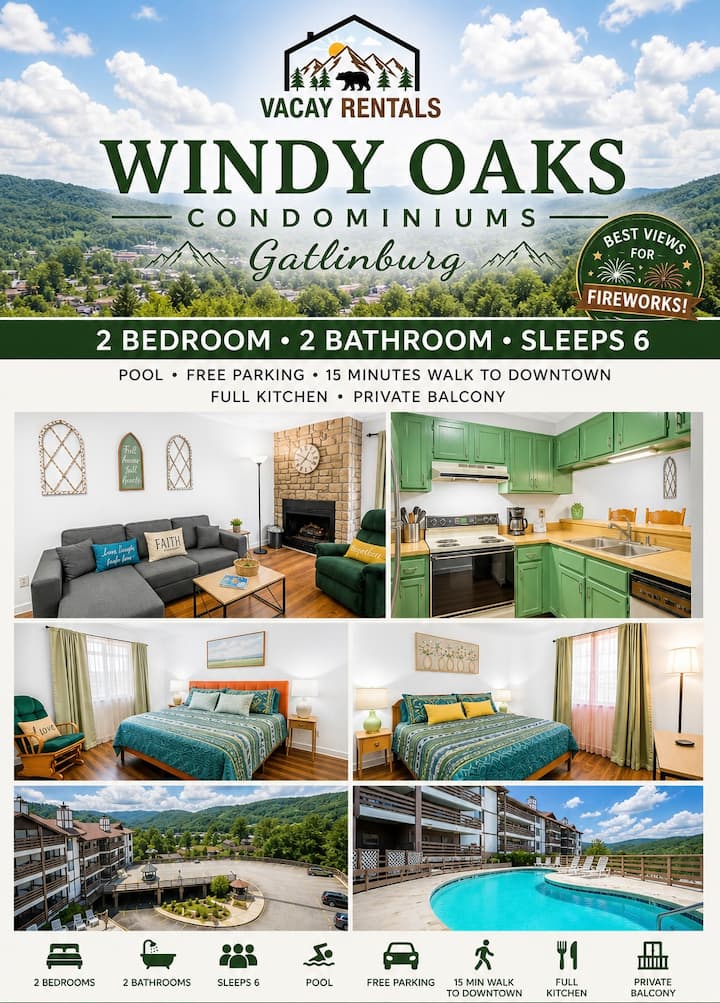 Skybridge Views/15 Min To Dt Gatlinburg/sleeps6 - Gatlinburg, TN