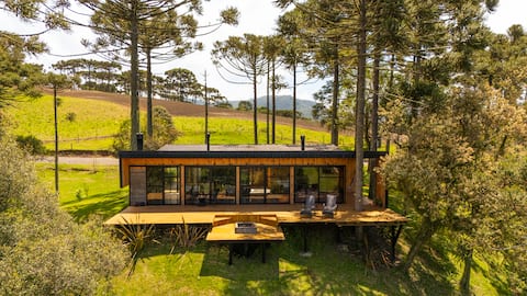 Cabin in the Mountains | Fireplace and Stunning View