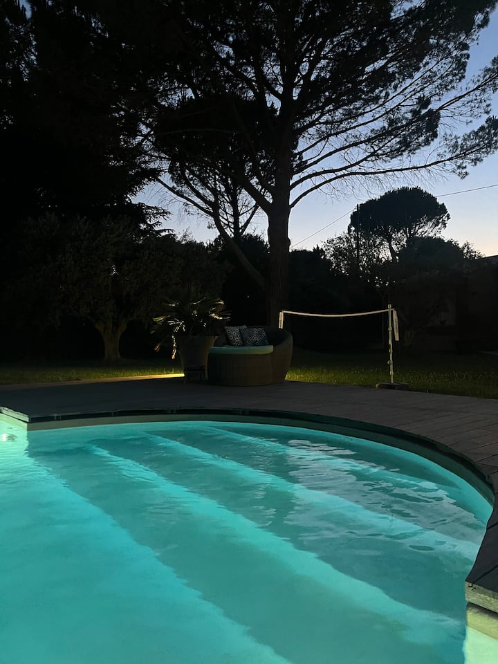 Le Ptit Bonheur-piscine Chauffée-climatisation - Carpentras