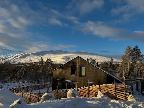 New cabin Oppdal. 5 beds. Jacuzzi, large outdoor area.
