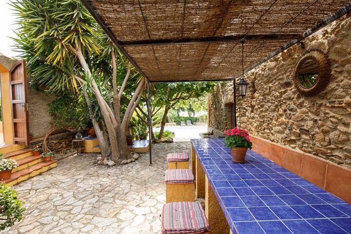 Ca la Figuera farmhouse with pool near the beach gallery image 2