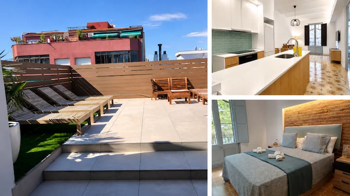Lv22 Capacidad 5 Personas En Poblenou, Cerca Playa - Barcelona