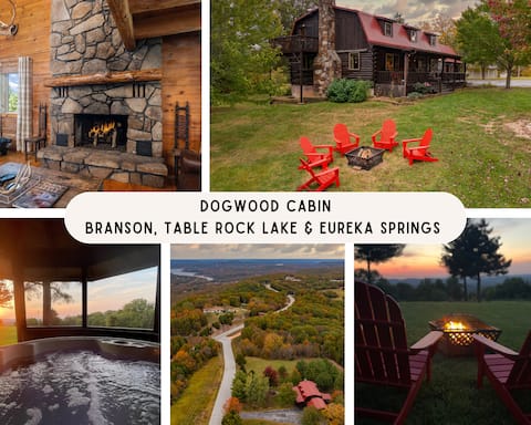Dogwood Cabin-HotTub, Fire Pit, near Branson & TRL