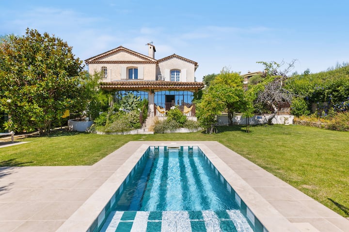 Villa Familiale 5 éToiles - 8 Min à Pied De La Mer - Antibes