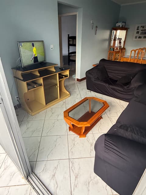 Top performing Airbnb: Beautiful apartment right on the sand! in Mongaguá