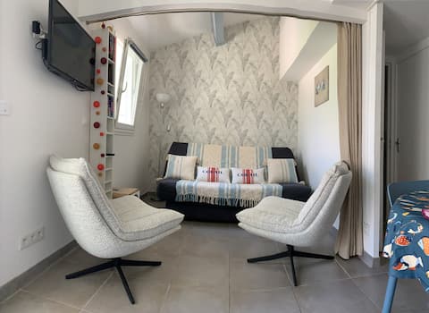 Airbnb performant: Pleasant air-conditioned house with WiFi à Gruissan