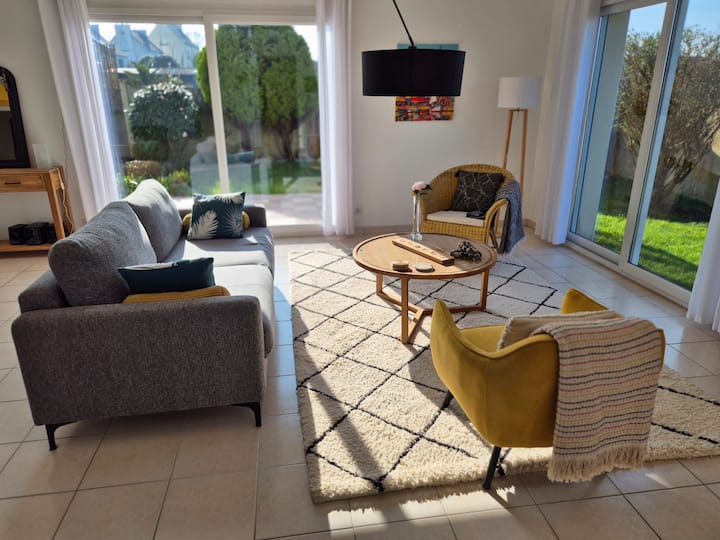 Maison Plain-pied, Jardin, 1km2 De La Plage. - Plouguerneau