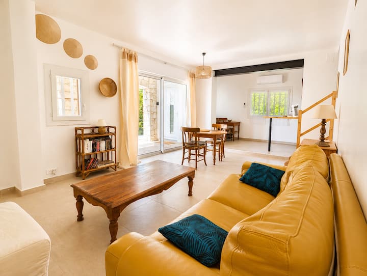 Grand T2 Clim & Wifi En Rez De Villa Proche Mer - Côte d'Azur