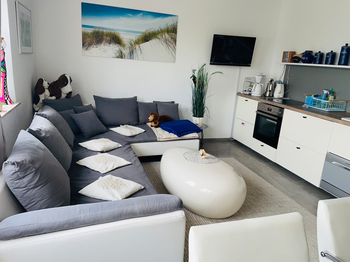 Erfolgreiche Airbnb-Immobilie: Sunny apartment on the dike near the Baltic Sea in Peenemünde