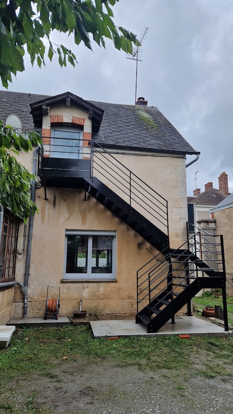 Studio in a private house.