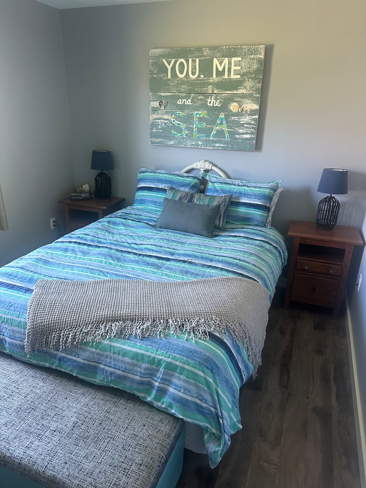 Beachy bedding sometimes