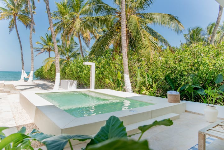 Beachfront house · Private pool · Starlink