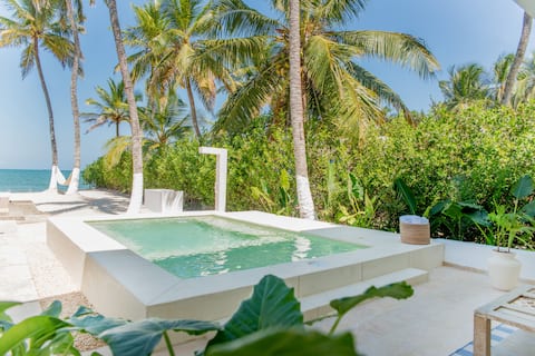 Beachfront house · Private pool · Starlink