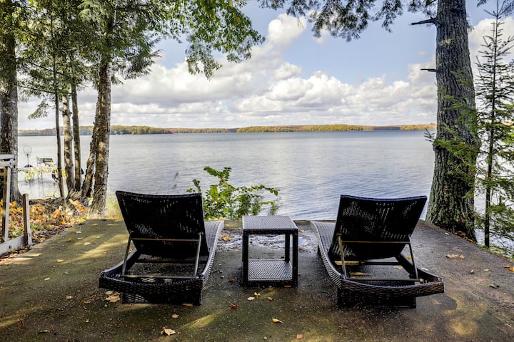 Lakefront Phelps Cabin w/ Boat Dock & Water Toys!