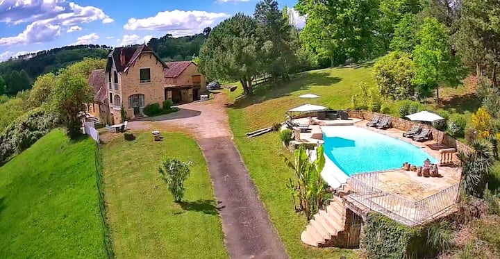 Du Ô De La Colline Charmante Maison Sarlat 240 M² - Dordogna