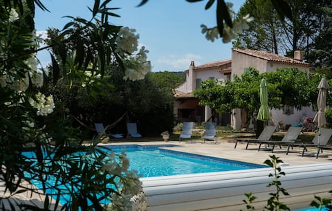 House with beautiful peaceful garden