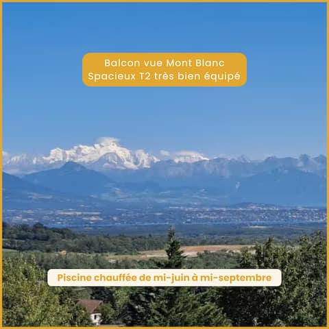 At Jiri's I Balcony with Mont Blanc view