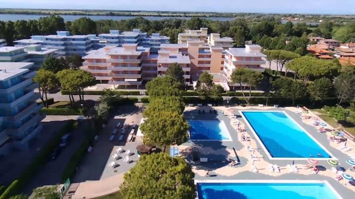 Studio Rénové Dans Une Résidence Moderne - Bibione