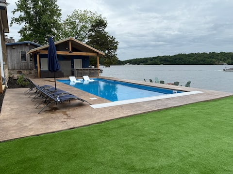 Private Pool, Cabin, Dock, Slide, Outdoor Kitchen
