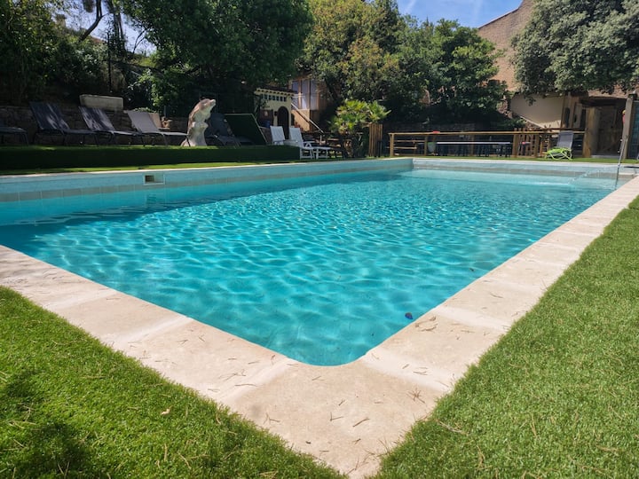 Beau Chalet Bois Dans Camping Calme - Piscine - La Garde