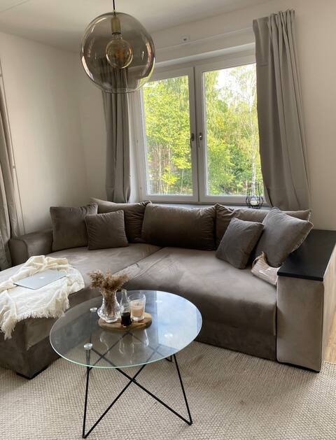 New production 2 rooms & kitchen, close to commuter train